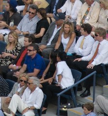 Random audience members at US Open